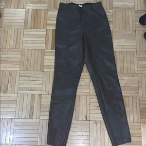 Faux leather leggings like pants
